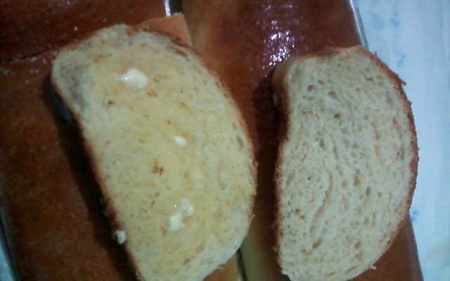 Pão caseiro simples