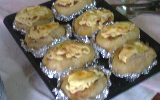 Batatas recheadas deliciosas