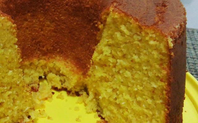 Bolo de flocão de milho