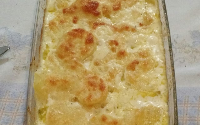 Batata gratinada
