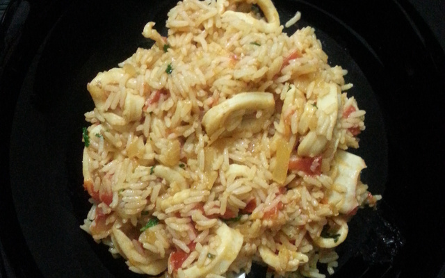 Risoto de lula prático