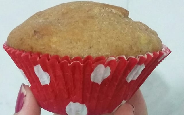 Muffin de banana com canela