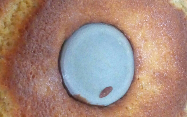 Bolo de fubá com erva-doce