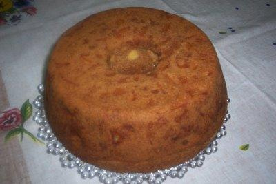 Bolo de maçã com canela