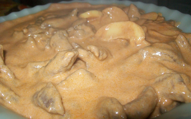 Estrogonofe de Carne