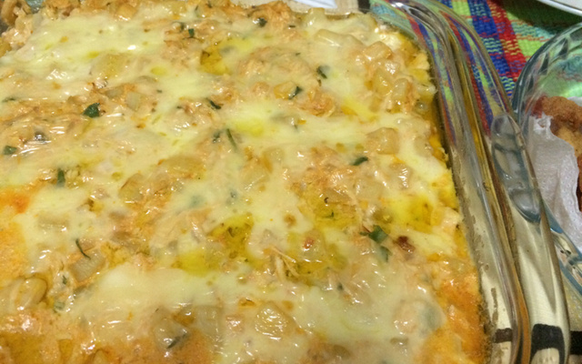 Torta de frango econômica