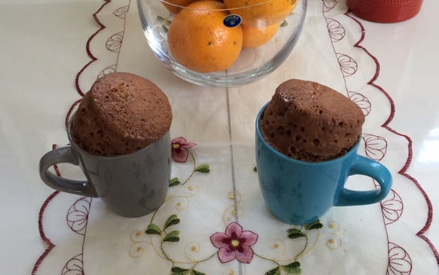 Bolo de caneca micro-ondas