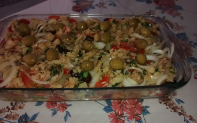 Polaca do Alasca ao forno