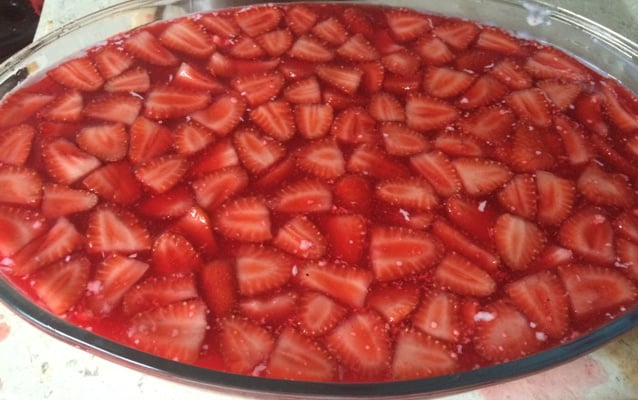 Sobremesa de morango