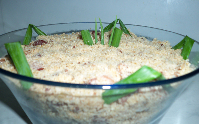 Farofa de bacon deliciosa