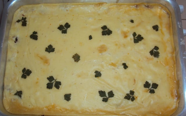 Escondidinho de carne seca da Cris