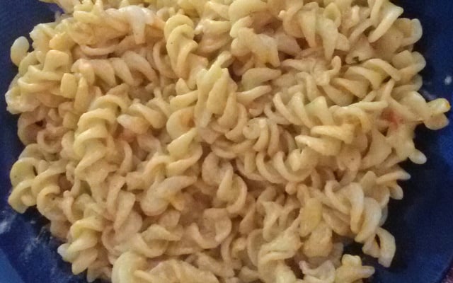 Macarrão com creme de leite