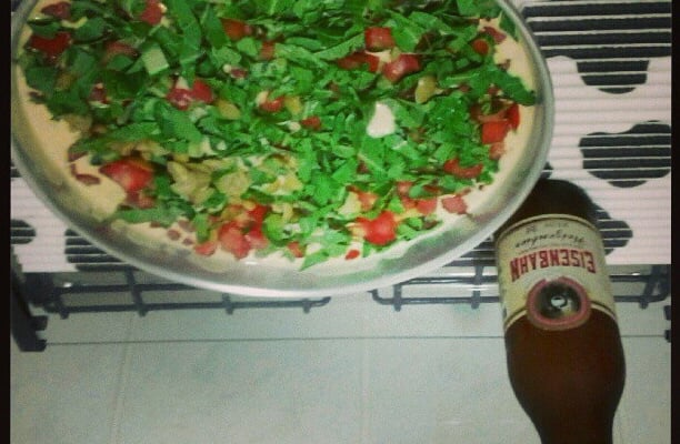 Bolo de fubá salgado