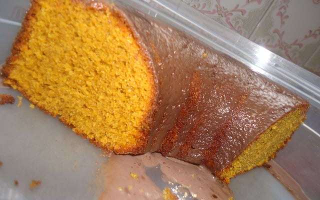 Bolo de cenoura com aveia integral