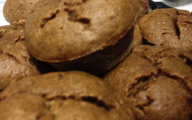 Muffin de banana com aveia