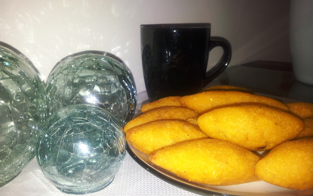 Bolinho caipira delicioso