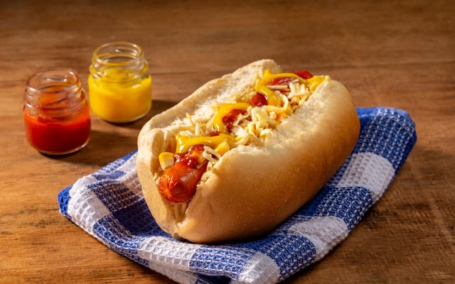 Cachorro quente delicioso