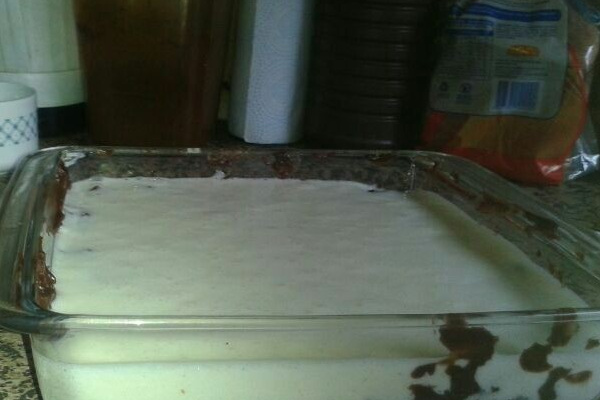 Torta gelada com brigadeiro