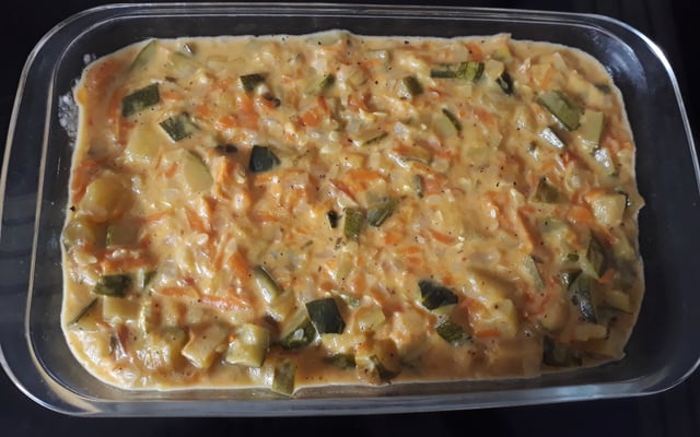 Abobrinha cremosa com cenoura