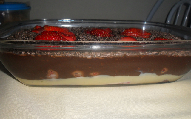 Bombom aberto de uva