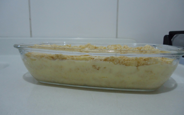 Torta de banana com farinha lactea