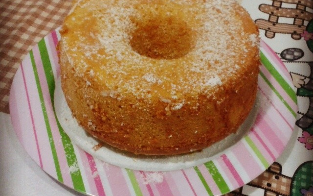 Bolo de milho com coco