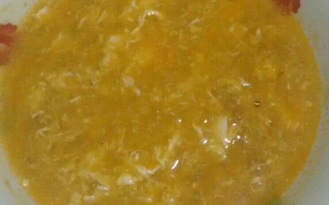 Caldo de ovos simples