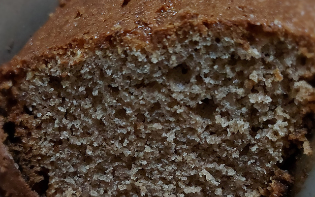 Bolo de banana com chocolate