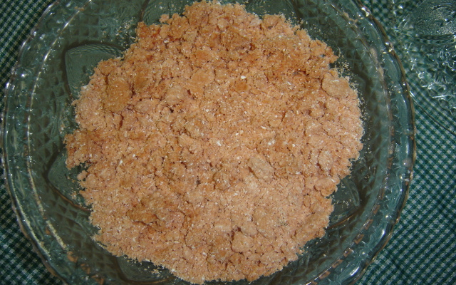 Farofa crua para churrasco