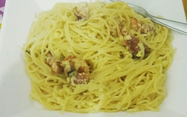 Espaguete carbonara original