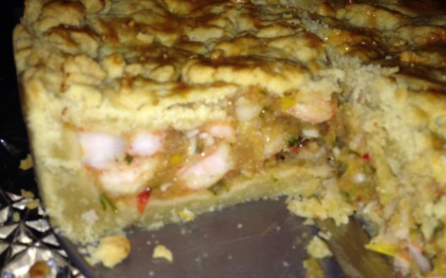Empadão de camarão