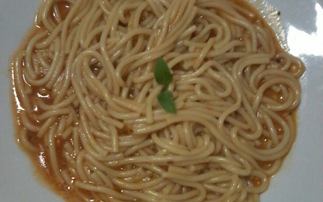 Macarronada na panela de pressão