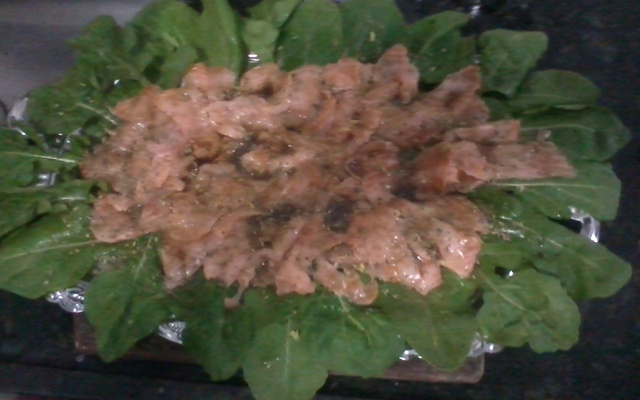 Sashimi de salmão à moda