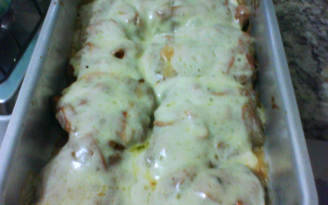 Bife à parmegiana diferente