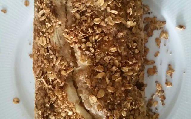 Bolo integral diet de banana