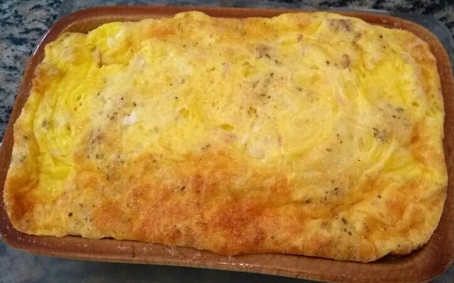 Omelete assado