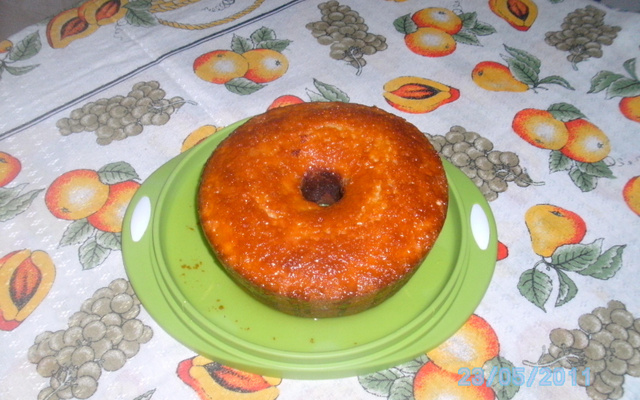 Bolo de laranja de liquidificador