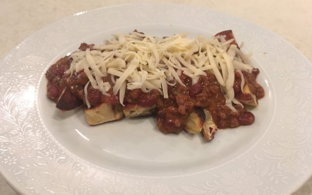 Chilli mexicano de carne moída