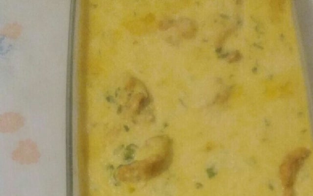 Filezinho de frango com creme de milho