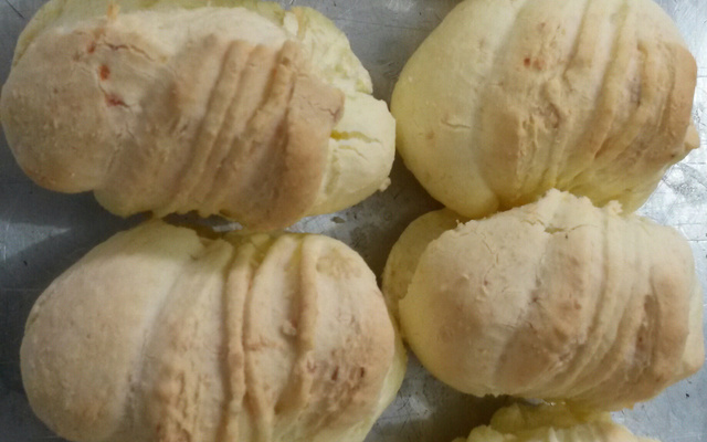 Biscoito de queijo de batata