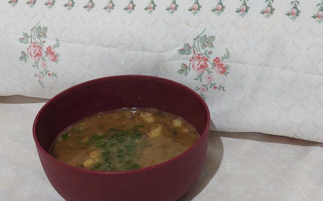 Caldo de feijão cremoso