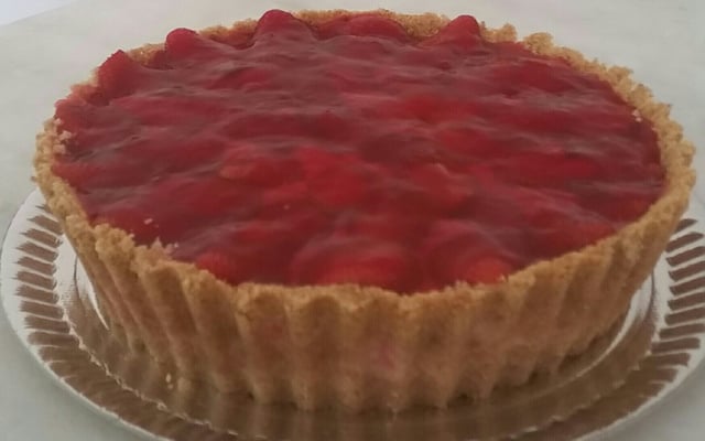 Torta gelada de morango