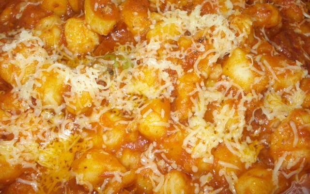 Nhoque de inhame e batata