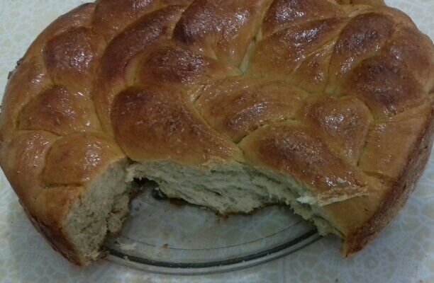 Pão caseiro simples (pão sovado)