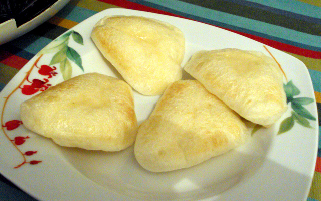 Biscoito de polvilho na sanduicheira