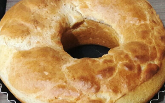 Pão de queijo de forma de pudim