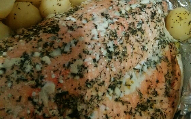 Salmão no forno