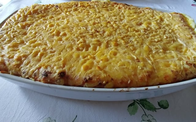 Escondidinho de bacalhau