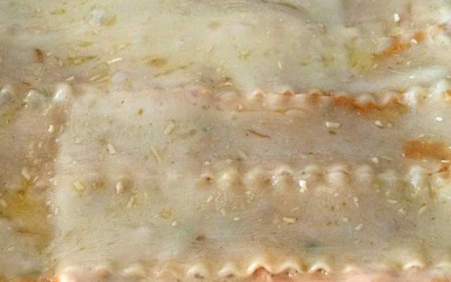 Lasanha de carne de siri pura