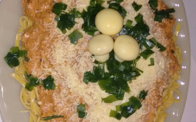 Massa com salsichão